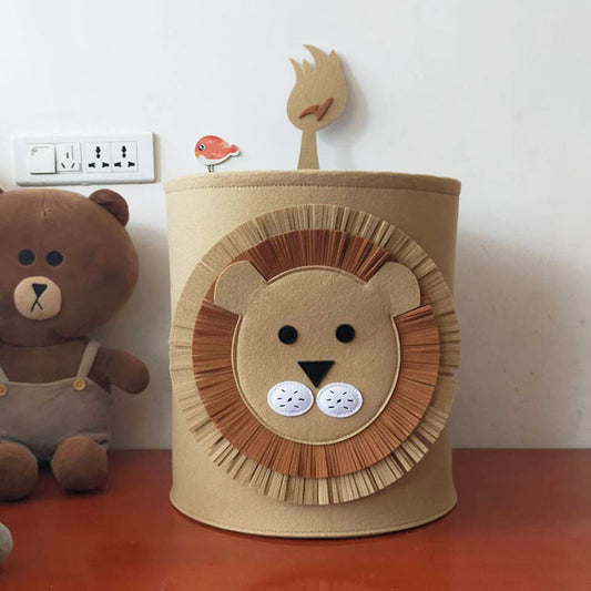 Cartoon Felt Storage Bucket