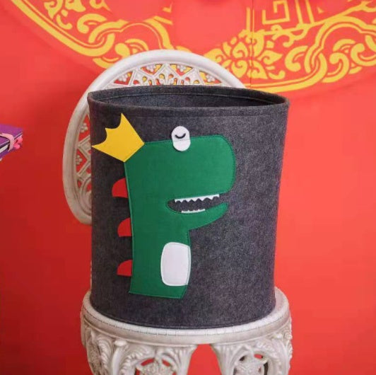 Cartoon Felt Storage Bucket